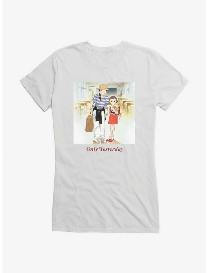 Discount 👍 Studio Ghibli Only Yesterday Poster Art Girls T-Shirt 🎉 - Image 6