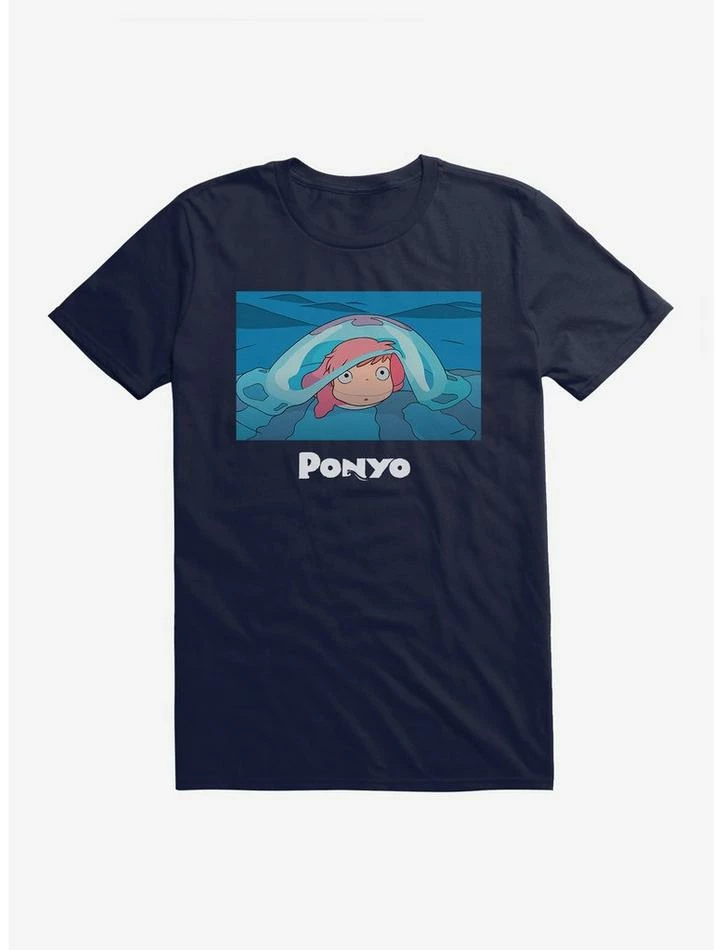 New โญ Studio Ghibli Ponyo Poster Art T-Shirt โจ - Image 4