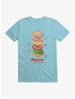 Deals 🔔 Studio Ghibli Ponyo Deconstructed Ham Sandwich T-Shirt ❤️