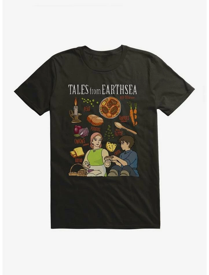 Cheap ๐ Studio Ghibli Tales From Earthsea Beef Stew Recipe T-Shirt โ