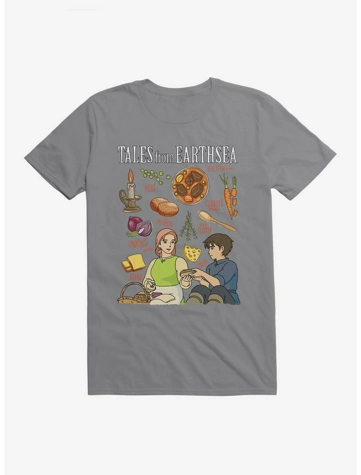 Cheap ๐ Studio Ghibli Tales From Earthsea Beef Stew Recipe T-Shirt โ - Image 5