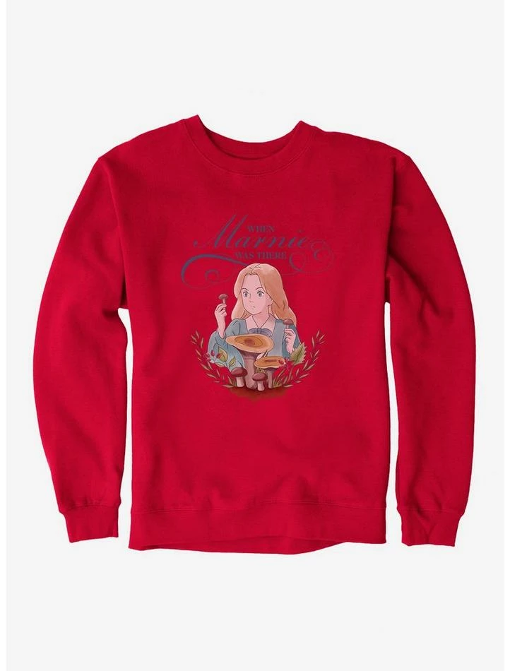 Top 10 ๐ Studio Ghibli When Marnie Was There Mushrooms Sweatshirt โค๏ธ - Image 6