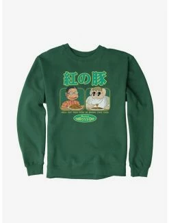 Discount ⌛ Studio Ghibli Porco Rosso Eat First Sweatshirt ⌛
