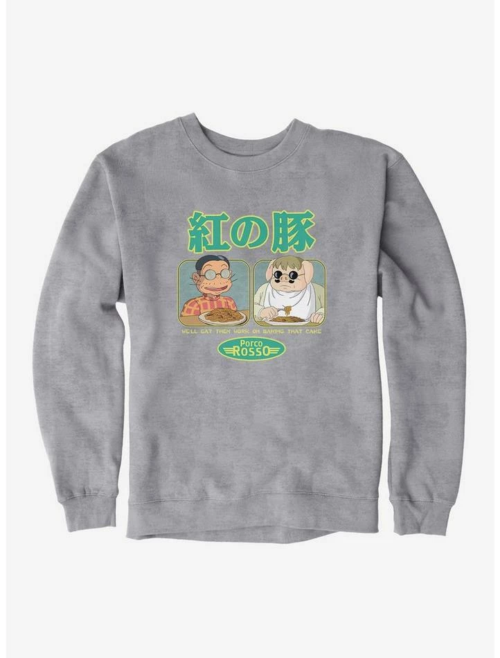 Discount ⌛ Studio Ghibli Porco Rosso Eat First Sweatshirt ⌛ - Image 4