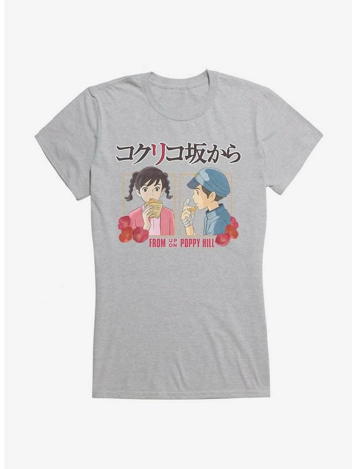 Best reviews of ๐งจ Studio Ghibli From Up On Poppy Hill Snacks Girls T-Shirt ๐ - Image 3