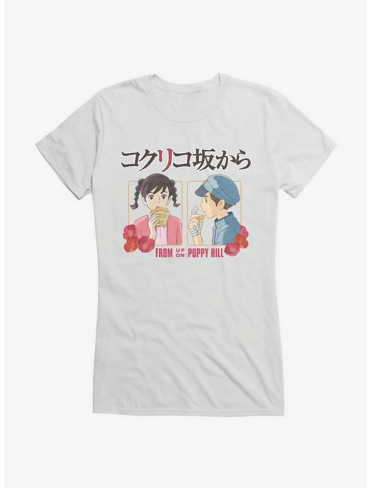 Best reviews of ๐งจ Studio Ghibli From Up On Poppy Hill Snacks Girls T-Shirt ๐ - Image 6