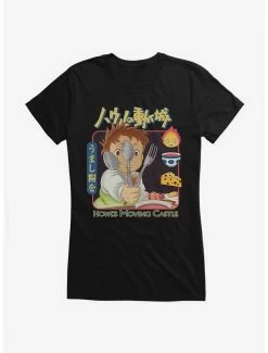 Discount 🛒 Studio Ghibli Howl's Moving Castle Markl Utensils Girls T-Shirt ❤️