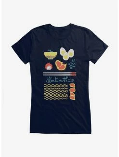 Buy 😍 Studio Ghibli Ponyo Ramen Essentials 🥰 Girls T-Shirt ✨