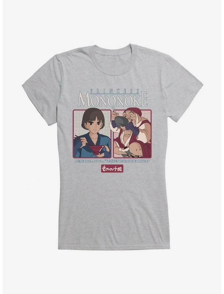Buy 🎁 Studio Ghibli Princess Mononoke Ramen Bowl Girls T-Shirt ⭐ - Image 3