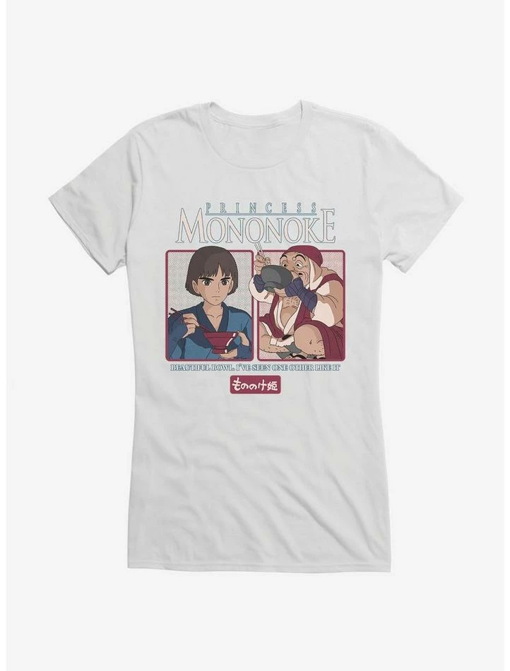Buy 🎁 Studio Ghibli Princess Mononoke Ramen Bowl Girls T-Shirt ⭐
