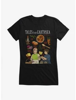 Cheap 🎉 Studio Ghibli Tales From Earthsea Beef Stew Recipe Girls T-Shirt 🥰