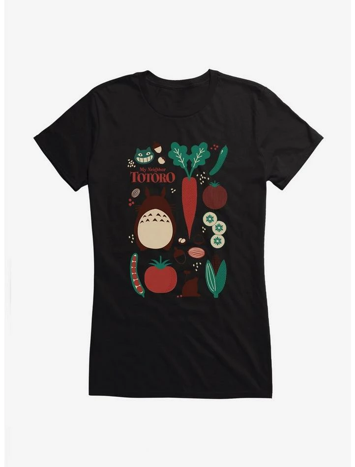 Cheapest ๐ Studio Ghibli My Neighbor Totoro Food Collection Girls T-Shirt ๐ - Image 2
