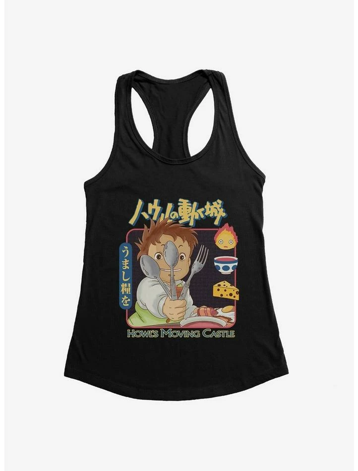 Budget ⌛ Studio Ghibli Howl's Moving Castle Markl Utensils 😍 Girls Tank Top 🔥 - Image 6