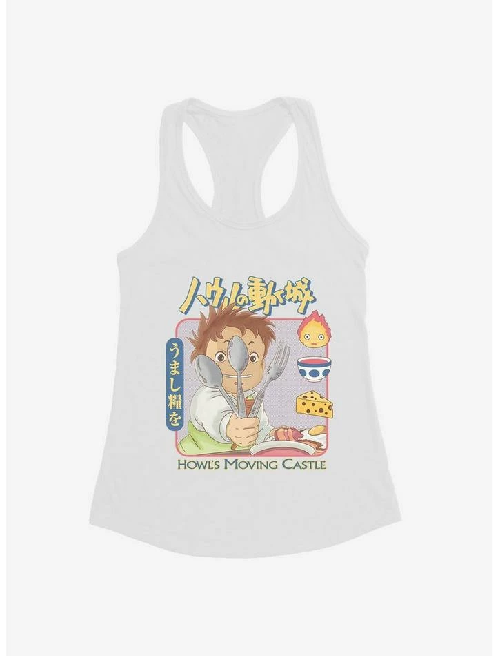 Budget ⌛ Studio Ghibli Howl's Moving Castle Markl Utensils 😍 Girls Tank Top 🔥 - Image 4