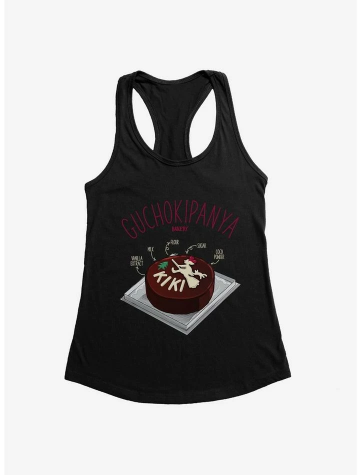 Brand new 🎁 Studio Ghibli Kiki's Delivery Service Guchokipanya Bakery Coco Cake Ingredients Girls Tank Top 🎉 - Image 3