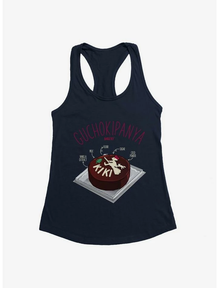 Brand new 🎁 Studio Ghibli Kiki's Delivery Service Guchokipanya Bakery Coco Cake Ingredients Girls Tank Top 🎉 - Image 5