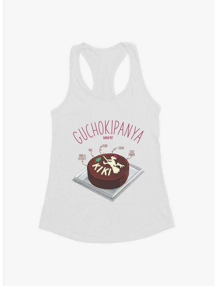 Brand new 🎁 Studio Ghibli Kiki's Delivery Service Guchokipanya Bakery Coco Cake Ingredients Girls Tank Top 🎉 - Image 6