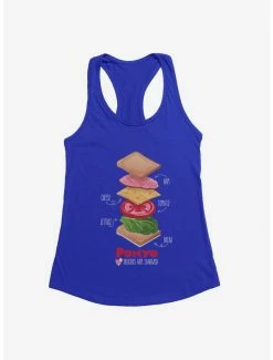 Flash Sale 😀 Studio Ghibli Ponyo Deconstructed Ham Sandwich Girls Tank Top 🔥