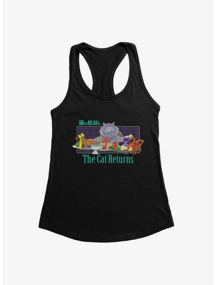 Wholesale ๐ฅฐ Studio Ghibli The Cat Returns Cat King Feast ๐ Girls Tank Top โค๏ธ