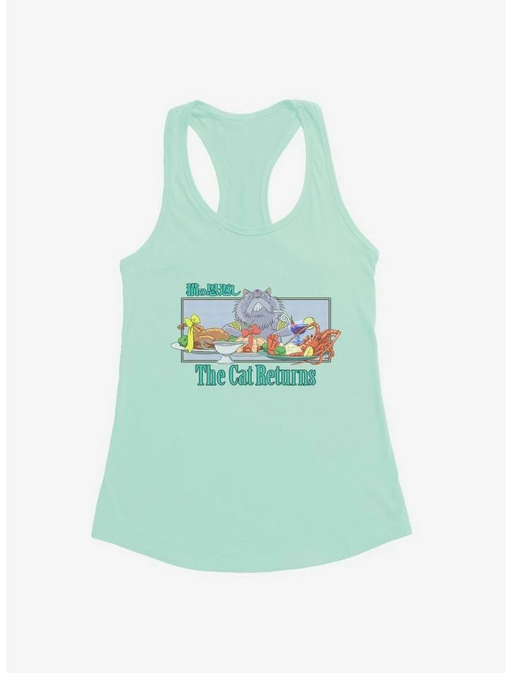 Wholesale ๐ฅฐ Studio Ghibli The Cat Returns Cat King Feast ๐ Girls Tank Top โค๏ธ - Image 3