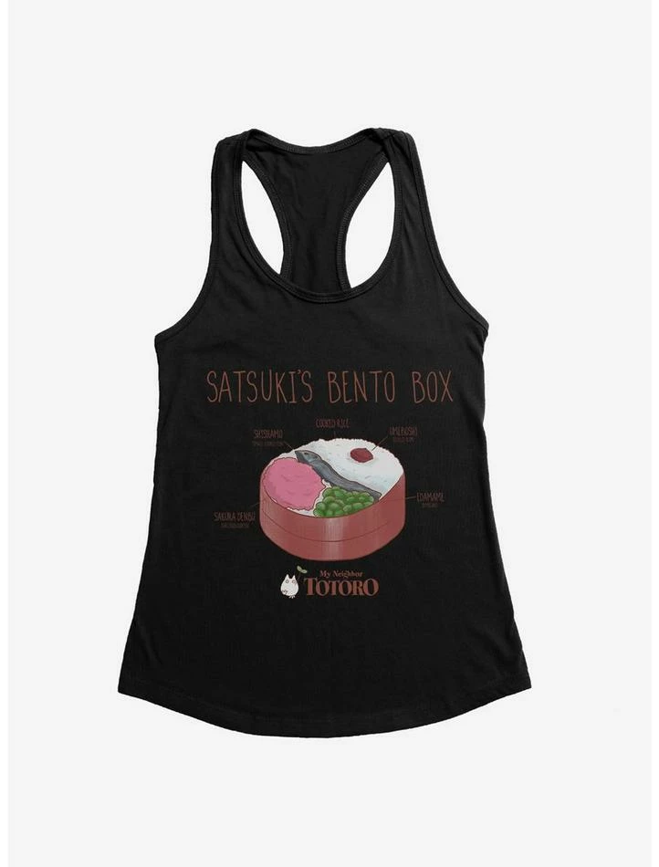 Cheap 🤩 Studio Ghibli My Neighbor Totoro Satsuki's Bento Box ✨ Girls Tank Top ❤️ - Image 4