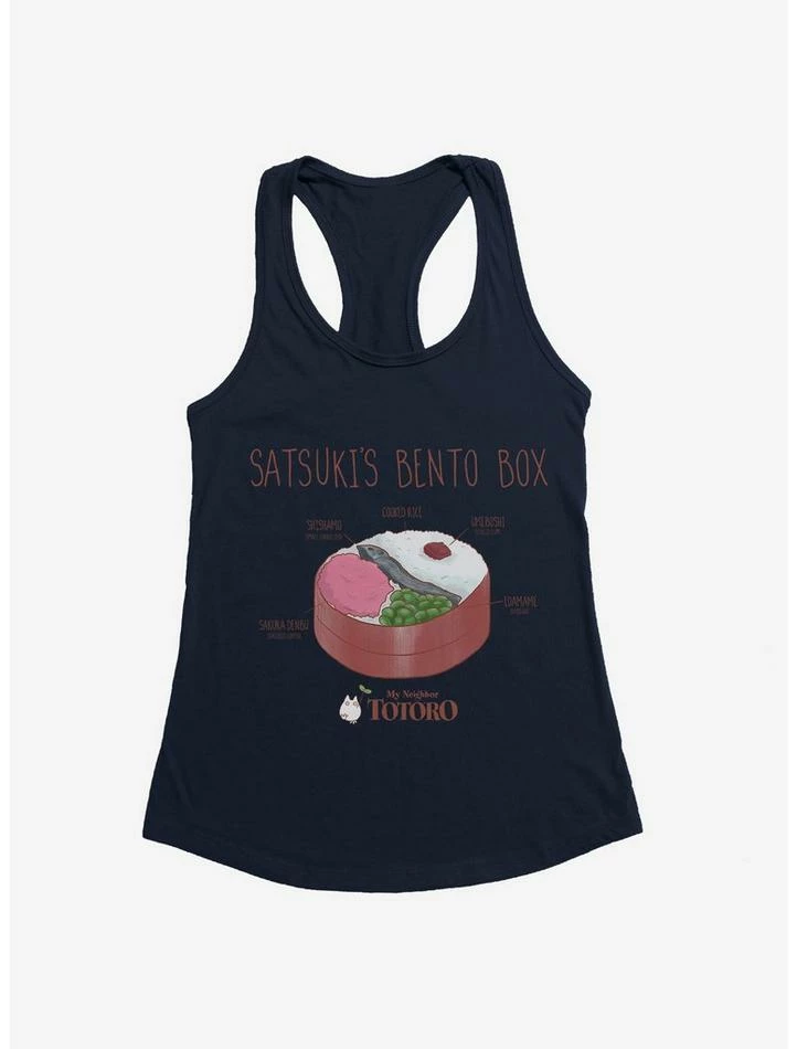 Cheap 🤩 Studio Ghibli My Neighbor Totoro Satsuki's Bento Box ✨ Girls Tank Top ❤️ - Image 3