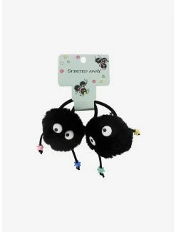 Budget 😍 Studio Ghibli Spirited Away Soot Sprite Pom Hair Tie Set 🧨