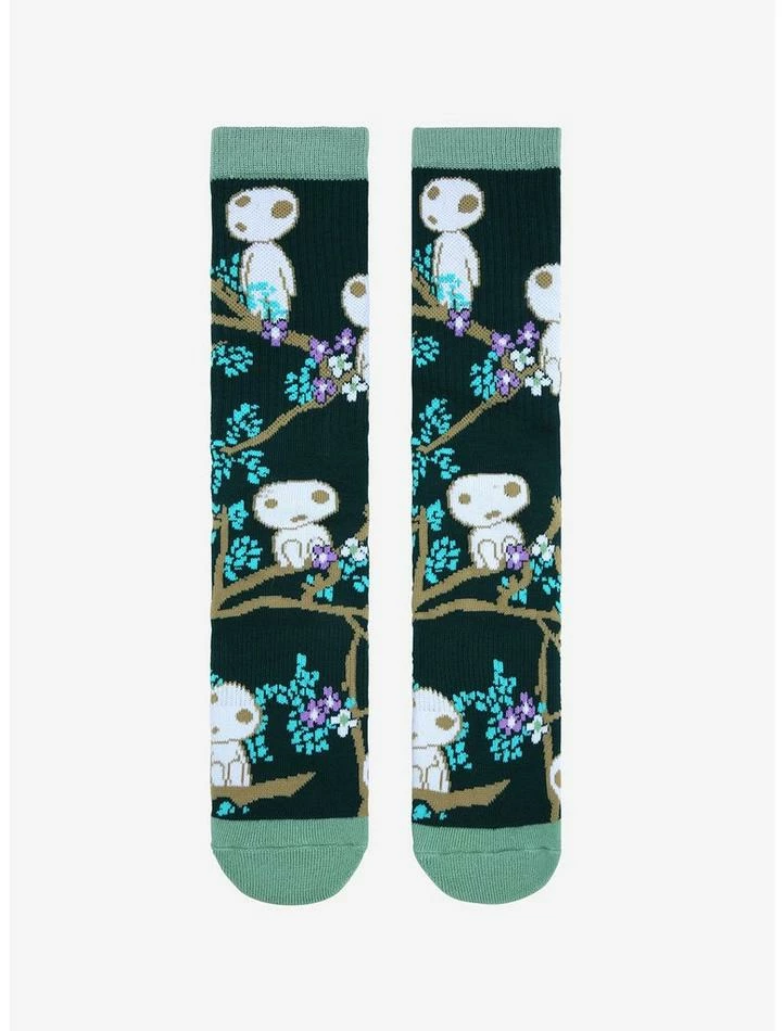 Deals π Studio Ghibli Princess Mononoke Kodama Branch Crew Socks β¨