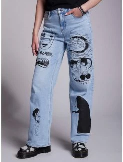 Buy 🌟 Her Universe Studio Ghibli Spirited Away Icons Wide Leg Denim Pants 🤩