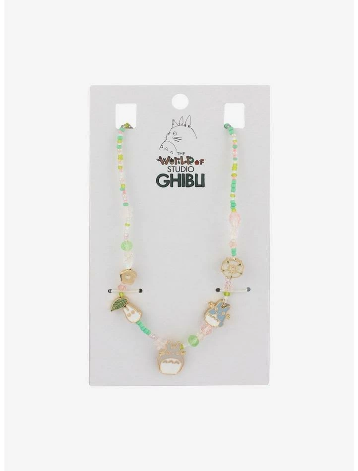 Outlet π Her Universe Studio Ghibli My Neighbor Totoro Floral Beaded Icon Necklace π