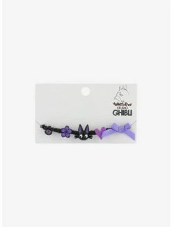 Buy ⌛ Her Universe Studio Ghibli Kiki's Delivery Service Jiji Purple Charm Cord Bracelet ⭐