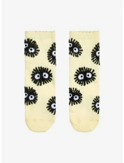 Promo 😀 Studio Ghibli My Neighbor Totoro Soot Sprite Ankle Socks 🔔