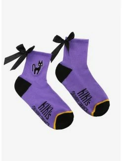 New 🎉 Studio Ghibli Kiki's Delivery Service Bow Ankle Socks 😀