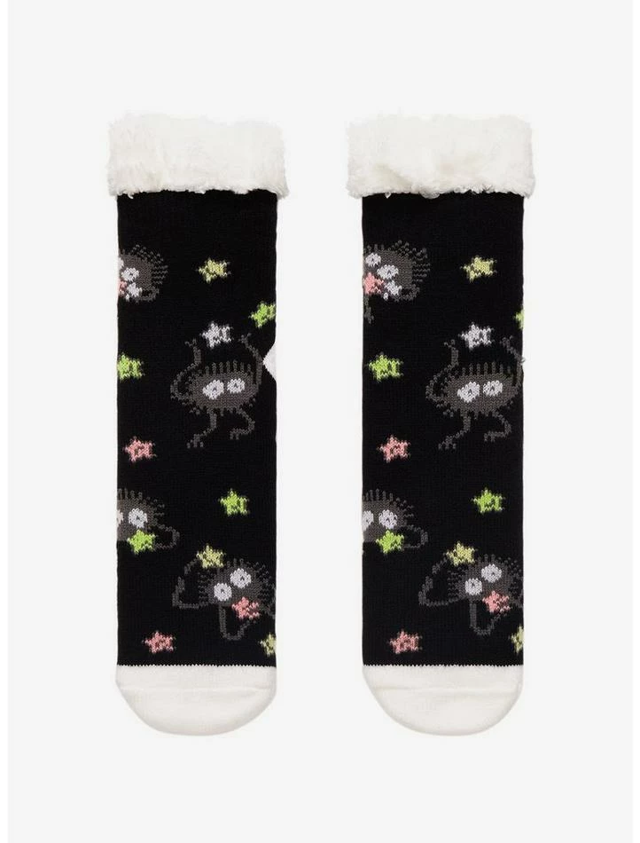 Outlet βοΈ Studio Ghibli Spirited Away Soot Sprites Cozy Socks β€οΈ
