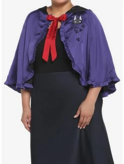 Best Sale 🛒 Her Universe Studio Ghibli Kiki's Delivery Service Jiji Capelet Plus Size ✔️
