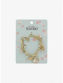 Flash Sale ❤️ Studio Ghibli My Neighbor Totoro Sakura Icon Bracelet 🧨