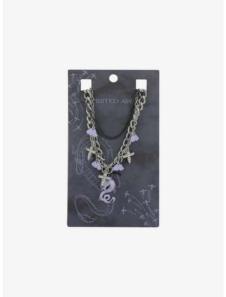 Best deal β¨ Studio Ghibli Spirited Away Lilac Charm Necklace Set β€οΈ