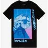 Hot Sale 💯 Studio Ghibli My Neighbor Totoro Neon Pop Grid Boyfriend Fit Girls T-Shirt 🌟