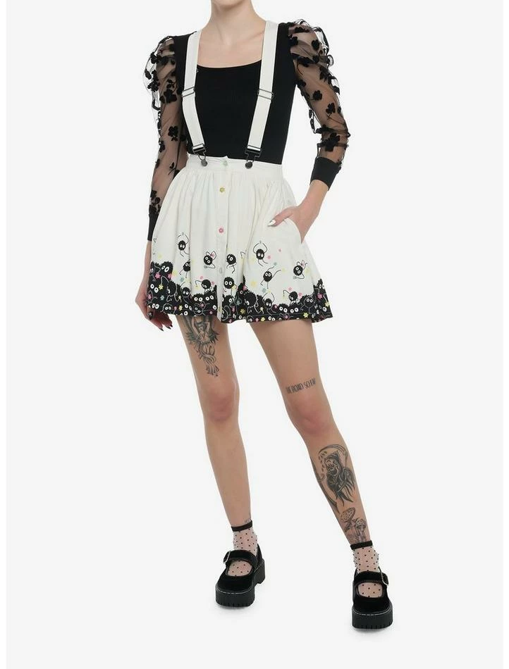 Discount π€© Her Universe Studio Ghibli Spirited Away Soot Sprites Star Candy Suspender π₯ Skirt β¨ - Image 2