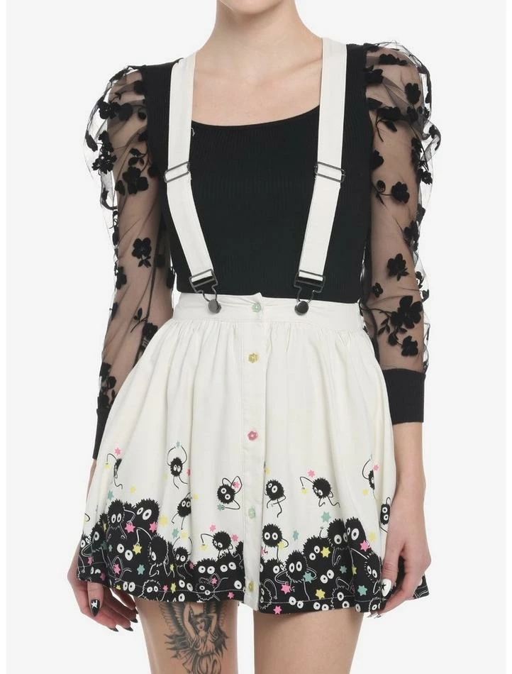 Discount π€© Her Universe Studio Ghibli Spirited Away Soot Sprites Star Candy Suspender π₯ Skirt β¨