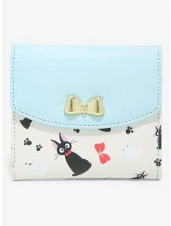 Coupon 😍 Studio Ghibli Kiki's Delivery Service Jiji Bow Mini Wallet ❤️