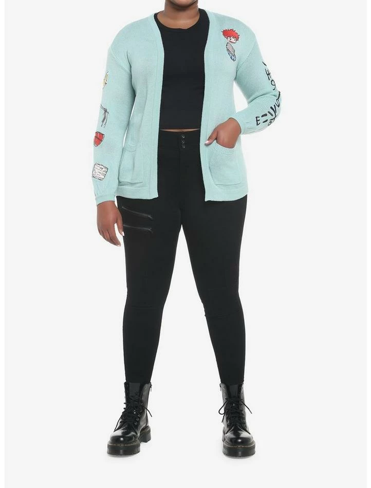 Brand new 🎉 Studio Ghibli Ponyo Ramen & Ham Girls Open Cardigan Plus Size 💯 - Image 2