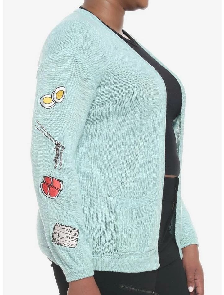 Brand new 🎉 Studio Ghibli Ponyo Ramen & Ham Girls Open Cardigan Plus Size 💯 - Image 5