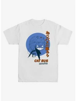 New 💯 Studio Ghibli My Neighbor Totoro Cat Bus Tonal T-Shirt ✨
